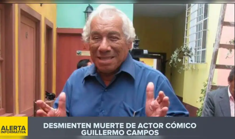 Esposa de Guillermo Campos desmiente muerte del actor tras falsa noticia