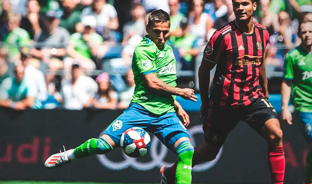 Raúl Ruidíaz sumó su séptimo gol con el Seattle Sounders en la presente temporada 2019.
