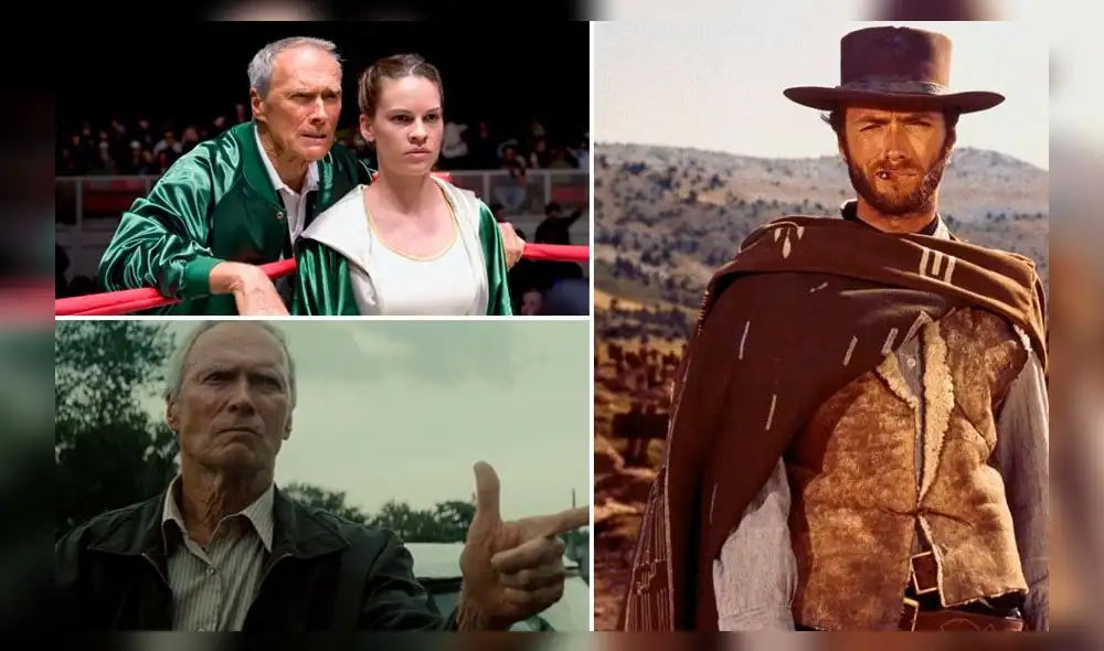 Clint Eastwood y sus mejores películas. Créditos: composición