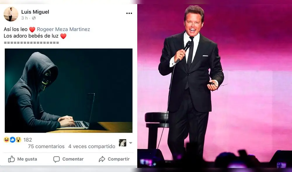 Facebook: Hackers se burlan de Luis Miguel con curiosos memes [FOTOS]