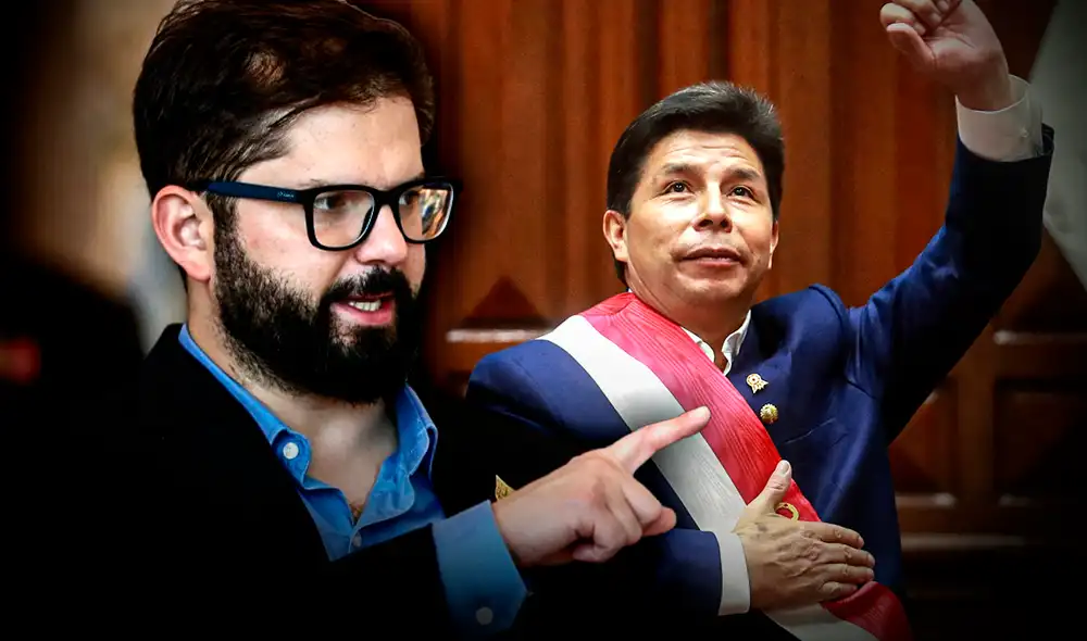 Boric realizó estas declaraciones en su primera visita oficial como mandatario a México. Foto: composición Gerson Cardoso Rafael / AFP