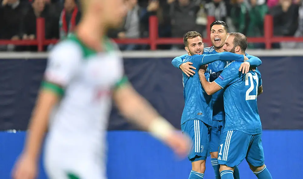El atacante portugués Cristiano Ronaldo puso el 1-0 a favor de la Juventus sobre el Lokomotiv a los 4 minutos de iniciado el partido por la Champions League.