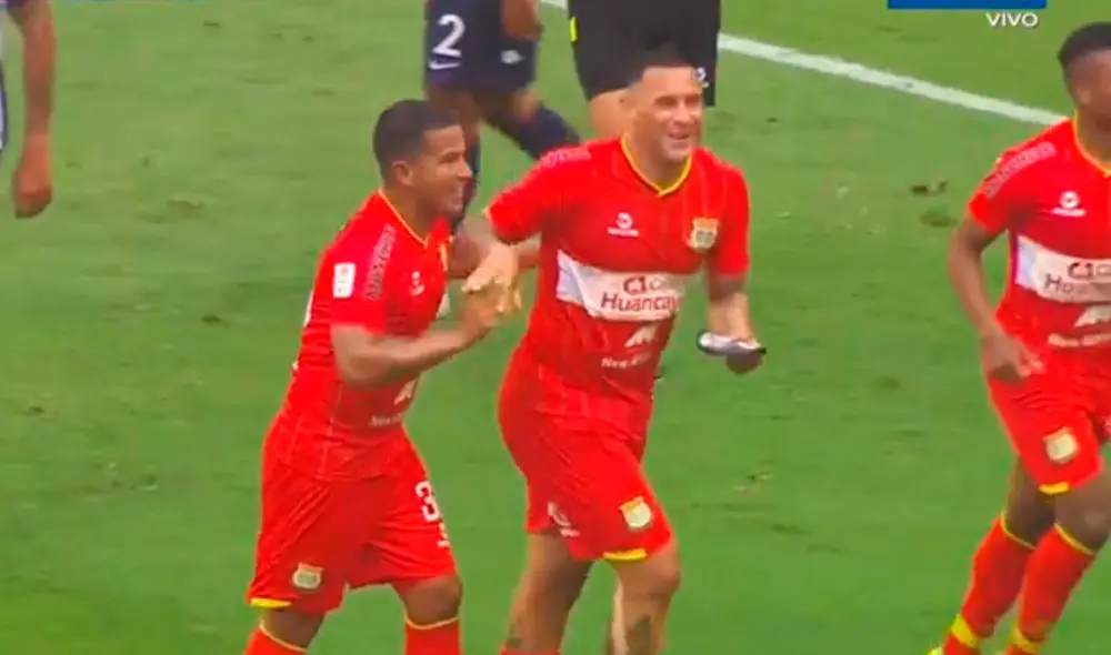 Carlos Neumann marcó el 2-0 en el Alianza Lima vs. Sport Huancayo. Foto: captura de Gol Perú