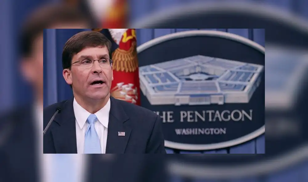 Mark Esper, jefe del Pentágono de Estados Unidos. Mark Esper, jefe del Pentágono de Estados Unidos.