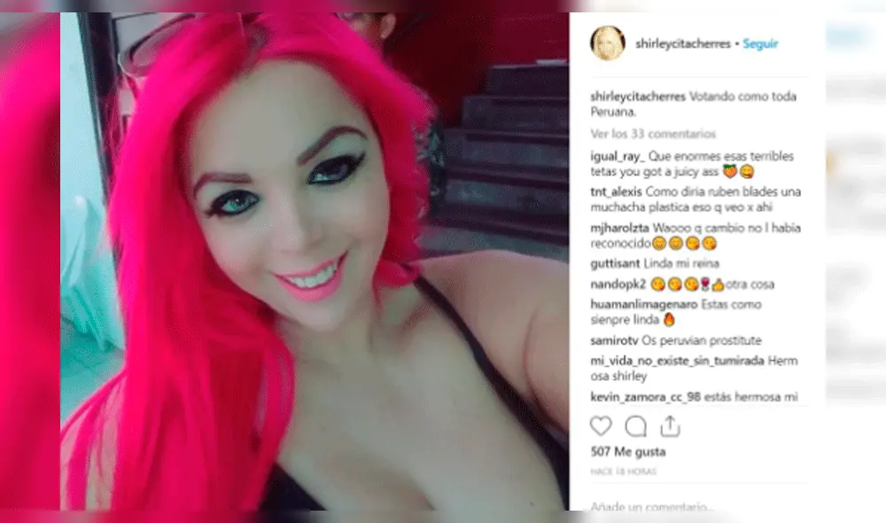 Shirley Cherres reaparece en la farándula con extraña apariencia [FOTOS] 