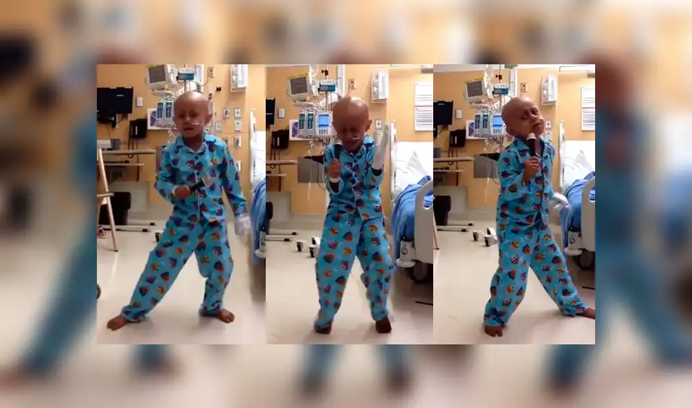 Niño baila al estilo de Michael Jackson al acabar tratamiento de cáncer [VIDEO]