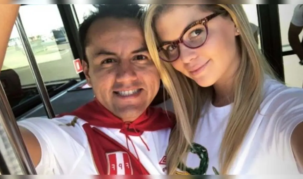 Brunella Horna y Richard Acuña Brunella Horna y Richard Acuña