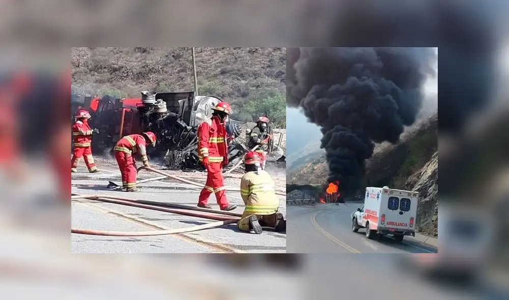 Conductor muere calcinado producto de violento choque en Apurímac [VIDEO]