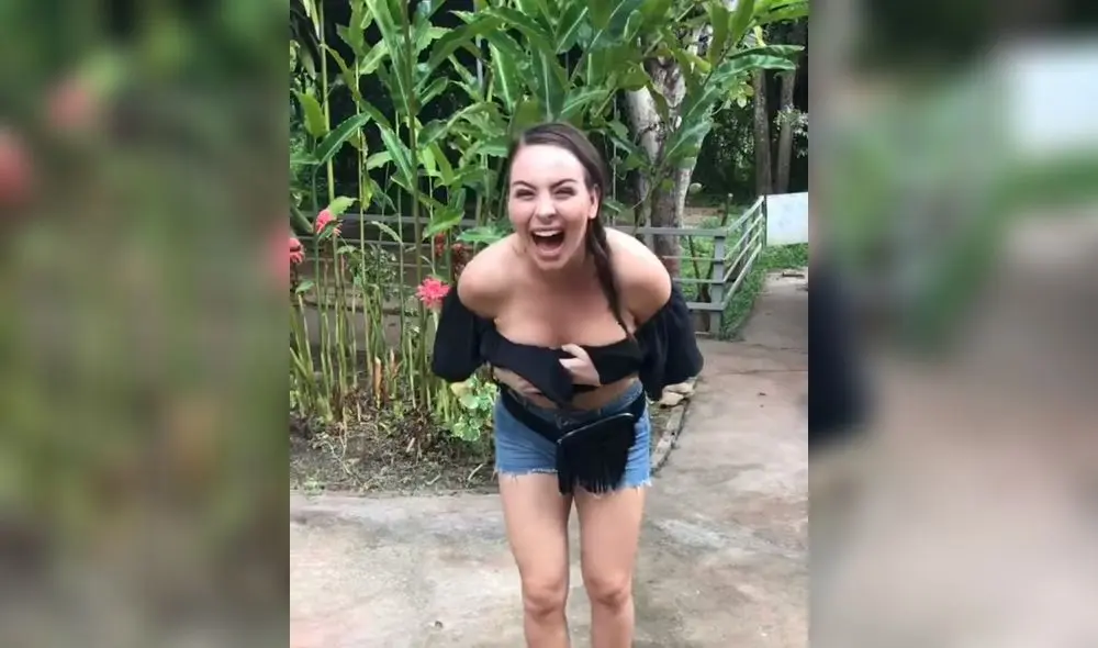 YouTube: Mono casi desnuda a una mujer