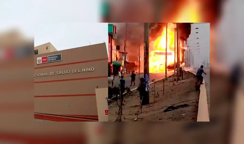 Menor de siete años presentaba quemaduras en el 95% de su cuerpo. (Foto: Composición)