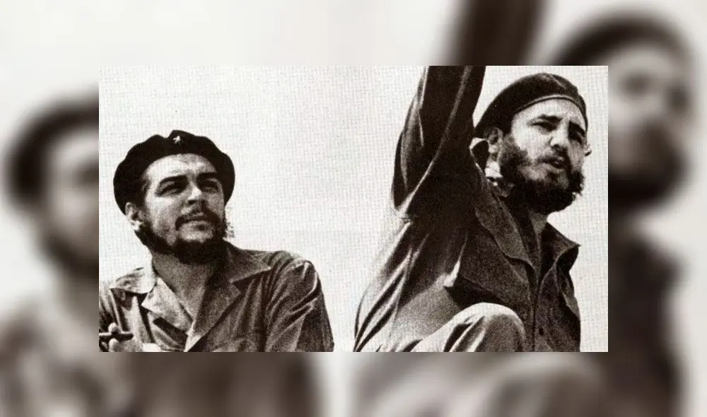 'El Che' y Fidel Castro, pilares de la Revolución Cubana. Foto: Difusión