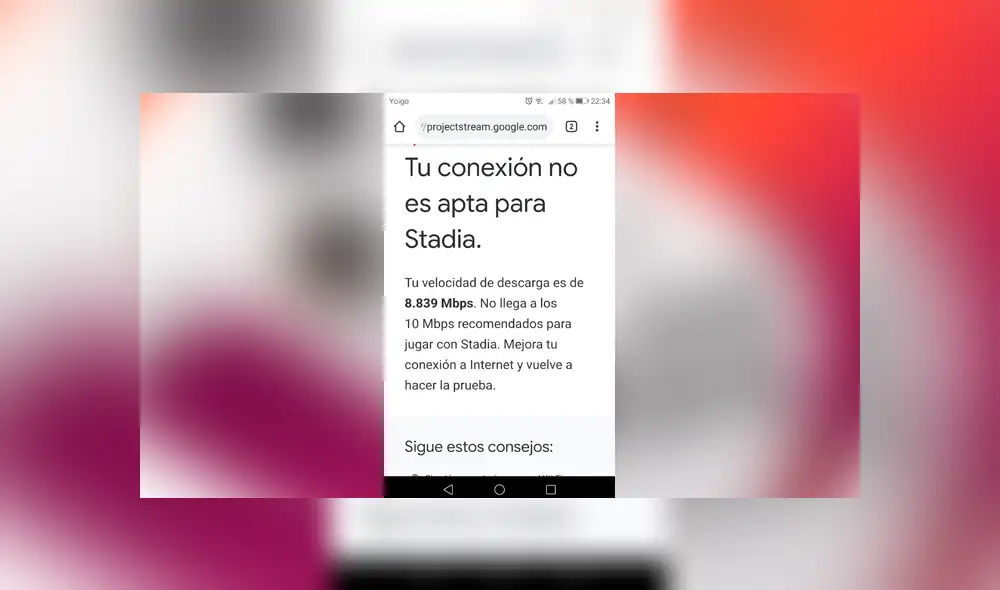 Google Stadia: ¿Cuál es la velocidad mínima de internet necesaria? Haz este test de conexión