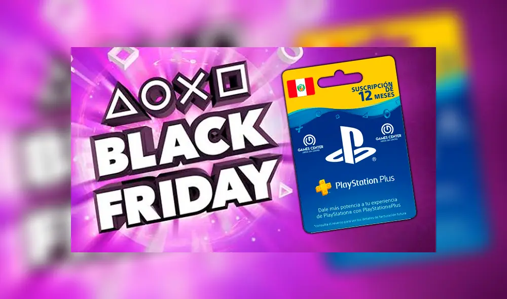 Membresía de PlayStation Plus a mitad de precio por el Black Friday.