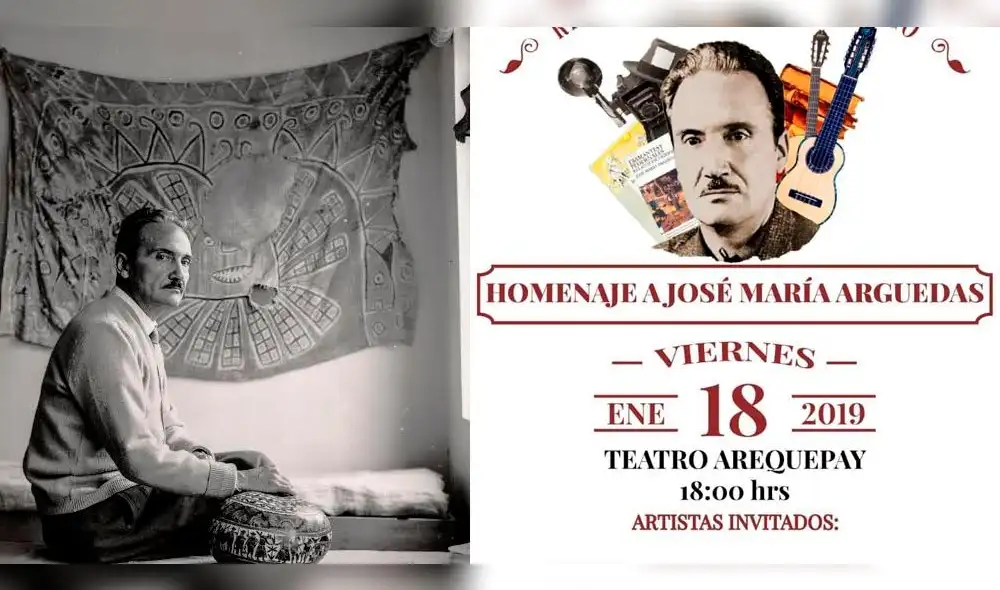 Jose María Arguedas será recordado en Arequipa a punta de poesía y música Jose María Arguedas será recordado en Arequipa a punta de poesía y música