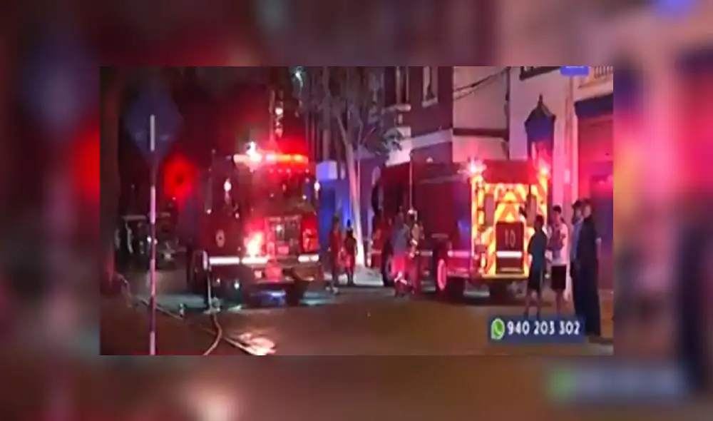 Cercado de Lima: incendio se registró durante la madrugada en colegio San Andrés [VIDEO]
