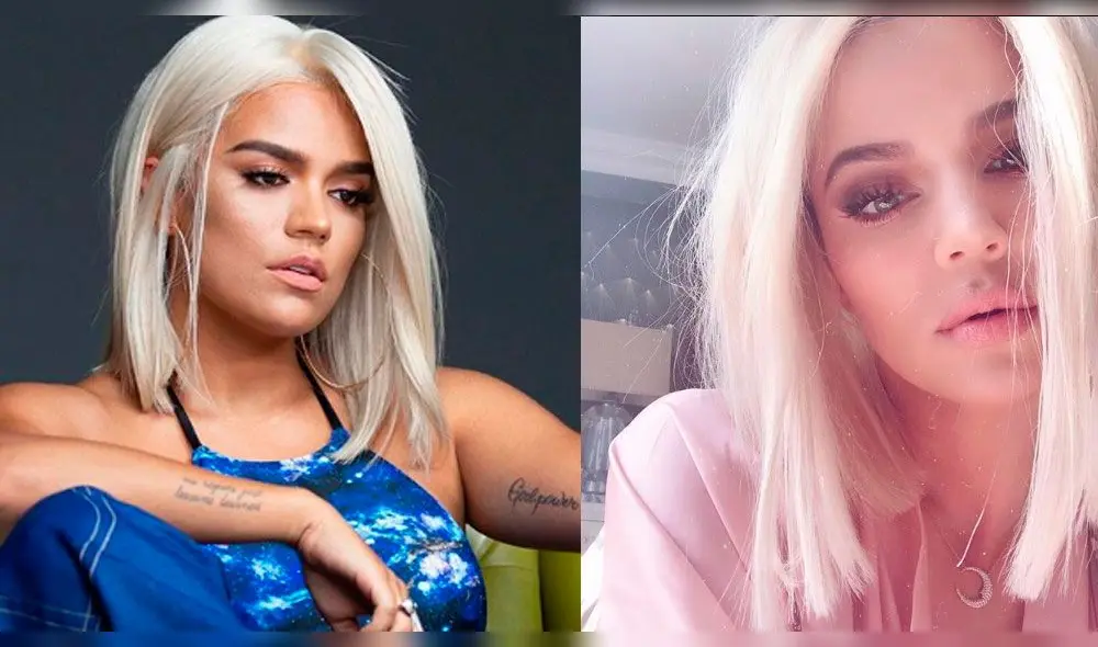 Fans de Karol G quedan deslumbrados por su gran parecido a Khloé Kardashian Fans de Karol G quedan deslumbrados por su gran parecido a Khloé Kardashian