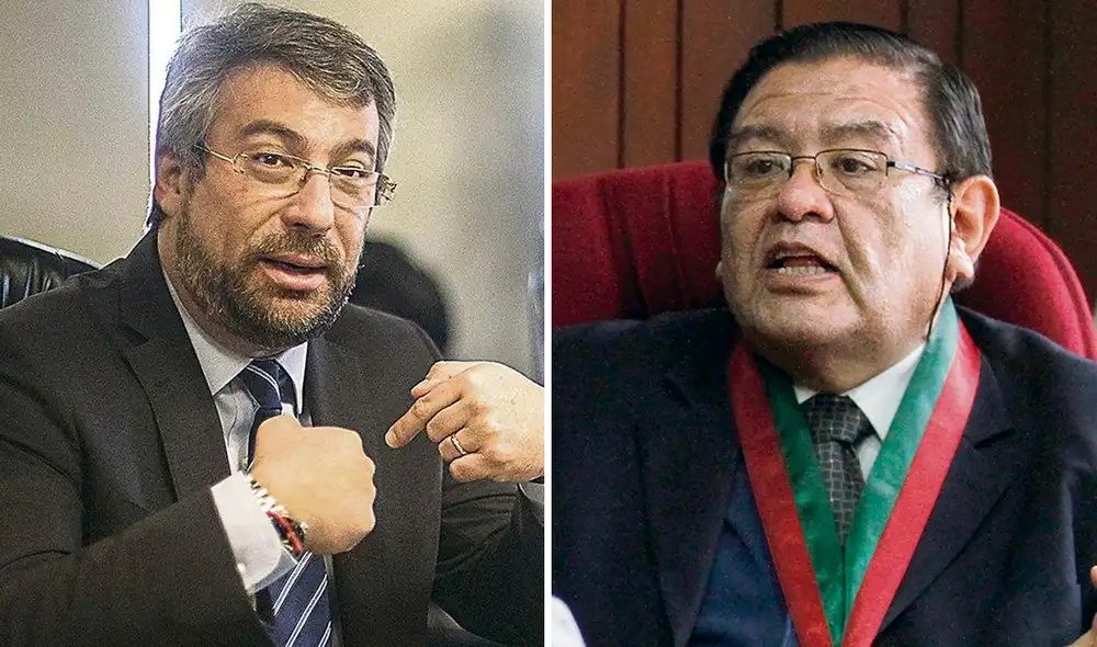 Piero Corvetto preside la ONPE y Jorge Salas lidera el JNE. Foto: composición/La República Piero Corvetto preside la ONPE y Jorge Salas lidera el JNE. Foto: composición/La República