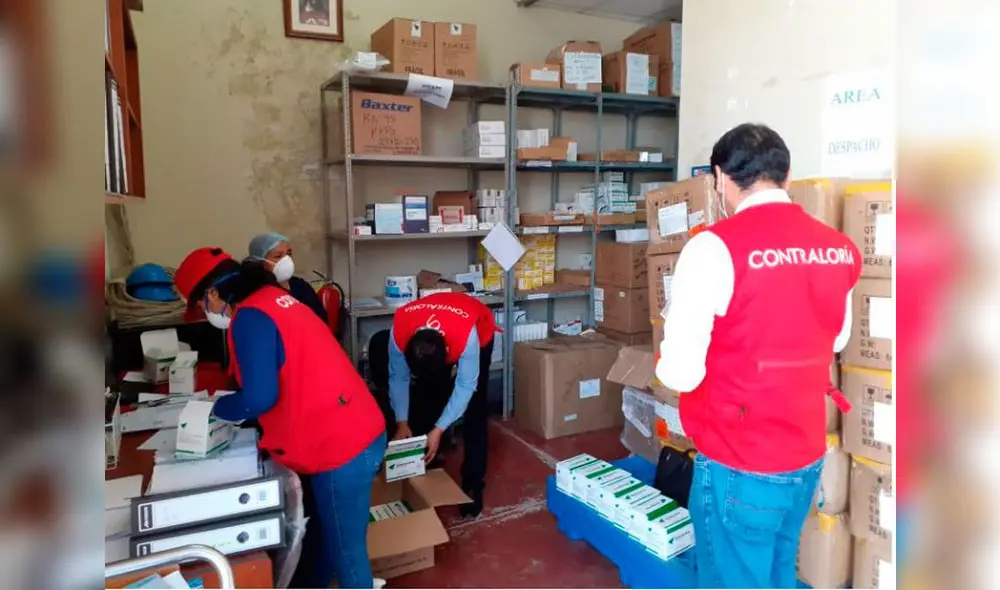 El personal de Contraloría realizó diligencias en almacén de medicamentos de Geresa. El personal de Contraloría realizó diligencias en almacén de medicamentos de Geresa.