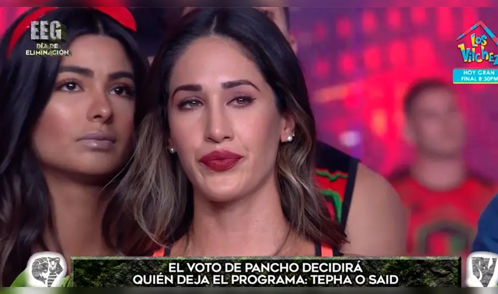 Tepha Loza rompió en llanto tras ser “eliminada” por Pancho Rodríguez en reality