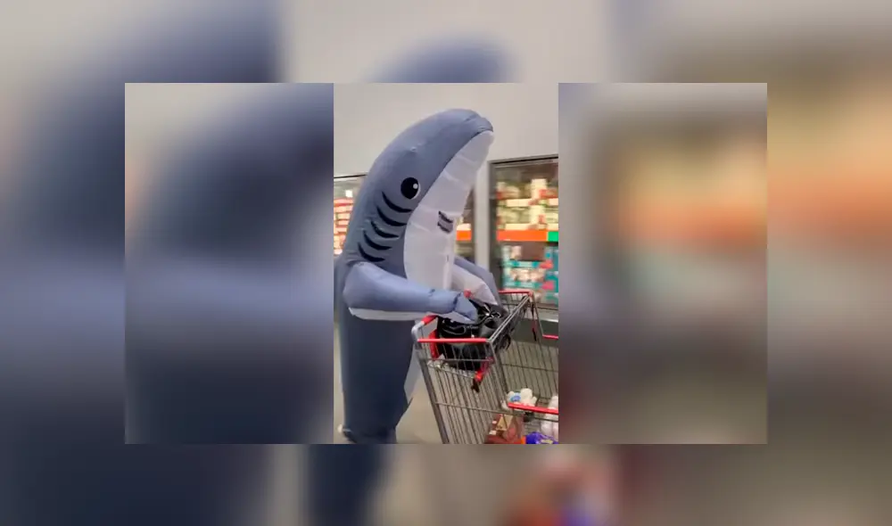 Desliza las imágenes para apreciar la ingeniosa idea de una joven para protegerse de la pandemia. Foto: Captura. Desliza las imágenes para apreciar la ingeniosa idea de una joven para protegerse de la pandemia. Foto: Captura.