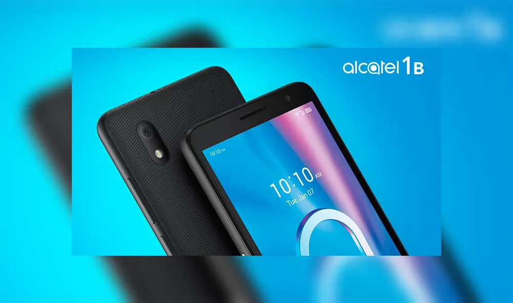 El Alcatel 1B cuenta con una pantalla de 5,5" y batería de 3,000 mAh.