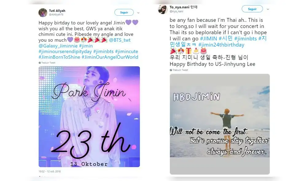 BTS: Jimin está de cumpleaños y fans hacen esto en su homenaje [FOTOS]