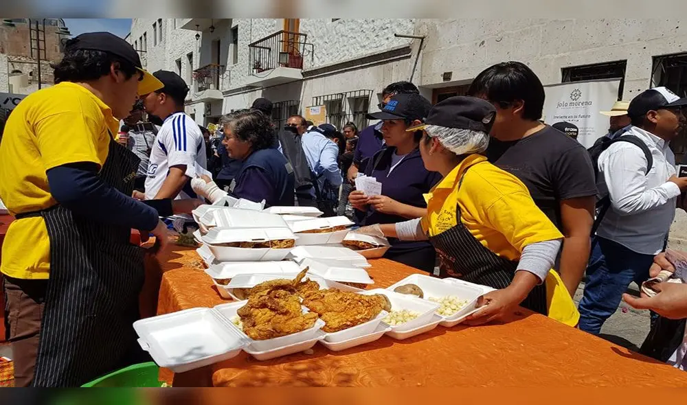 Arequipa: pollada del hospital Goyeneche fue un éxito y muestra de solidaridad [VIDEO]