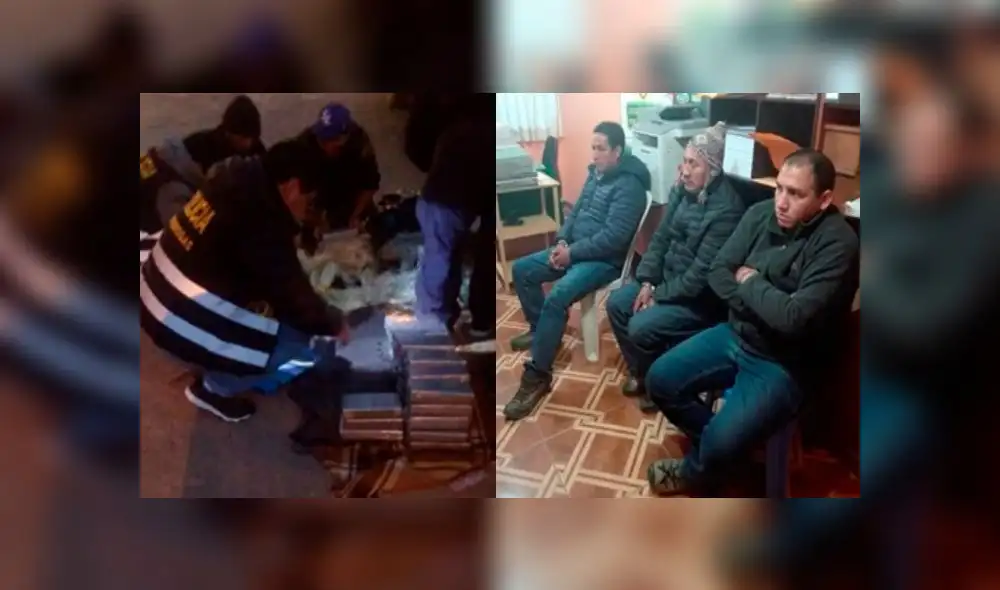 Capturan a tres sujetos que transportaban 43 kilos de droga con destino a Juliaca [FOTOS] 