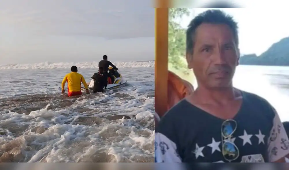 Varón ingresó al mar en horas de la noche, donde fue arrastrado por la corriente.