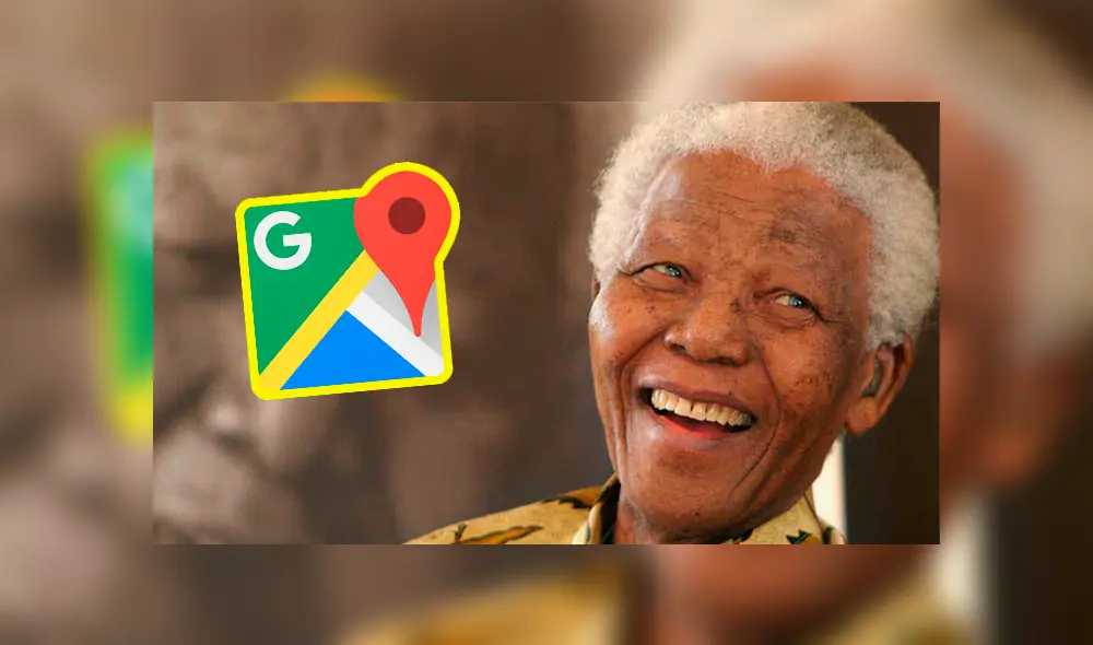 Desliza hacia la izquierda las imágenes de Google Maps para descubrir el rostro del recordado Nelson Mandela.