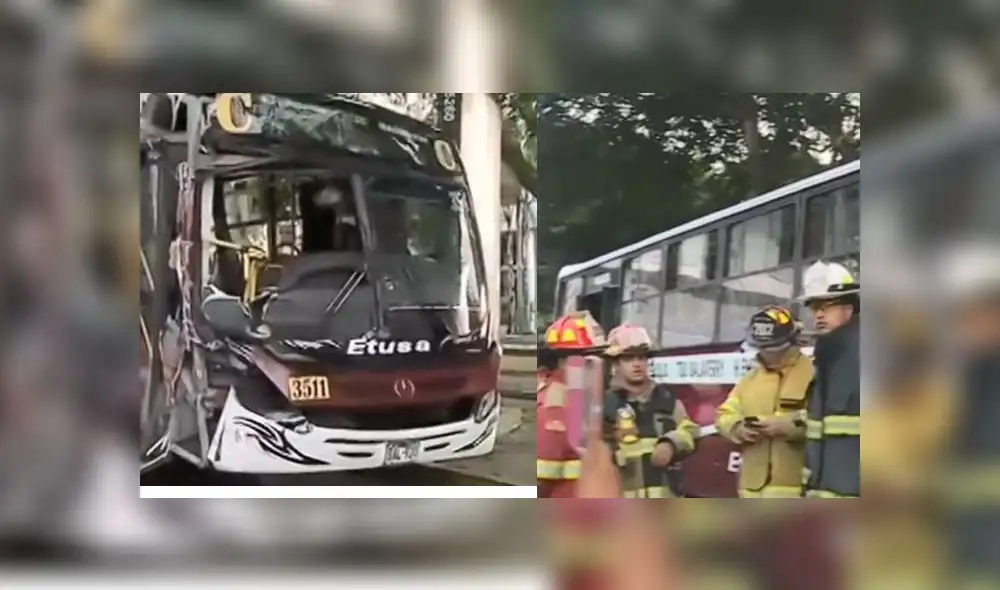 Jesús María: accidente en avenida Salaverry. Fuente: Captura América. Jesús María: accidente en avenida Salaverry. Fuente: Captura América.