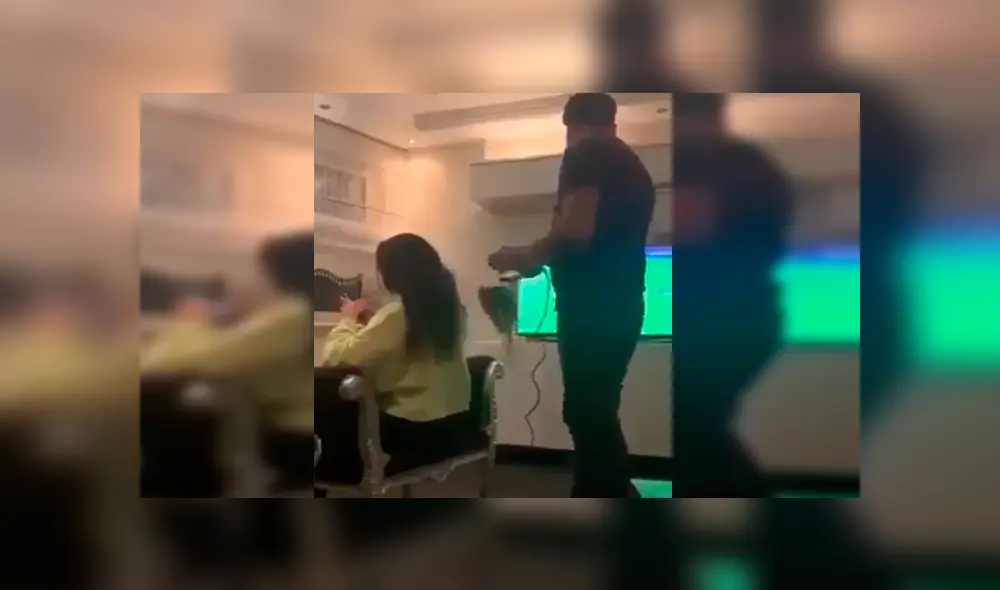 Facebook: hombre veía partido de fútbol mientras planchaba cabello de su novia y casi la deja calva 