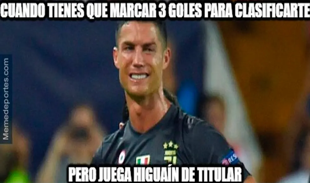 Cristiano Ronaldo víctima de hilarantes memes tras eliminación de la Juventus ante el Lyon. (FOTO: Twitter). Cristiano Ronaldo víctima de hilarantes memes tras eliminación de la Juventus ante el Lyon. (FOTO: Twitter).