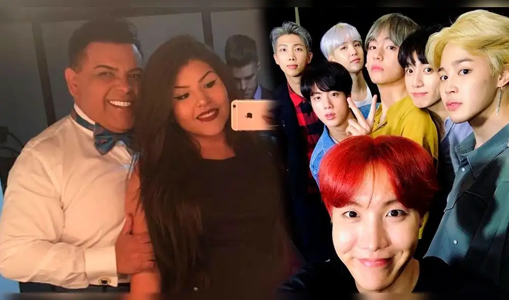 BTS y la hija de Andrés Hurtado en Instagram