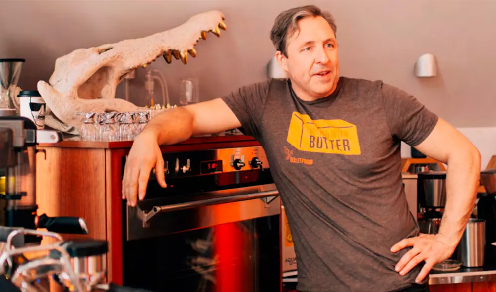 Dave Asprey, el empresario que vende café con mantequilla para subvencionar sus deseos de vivir 180 años.