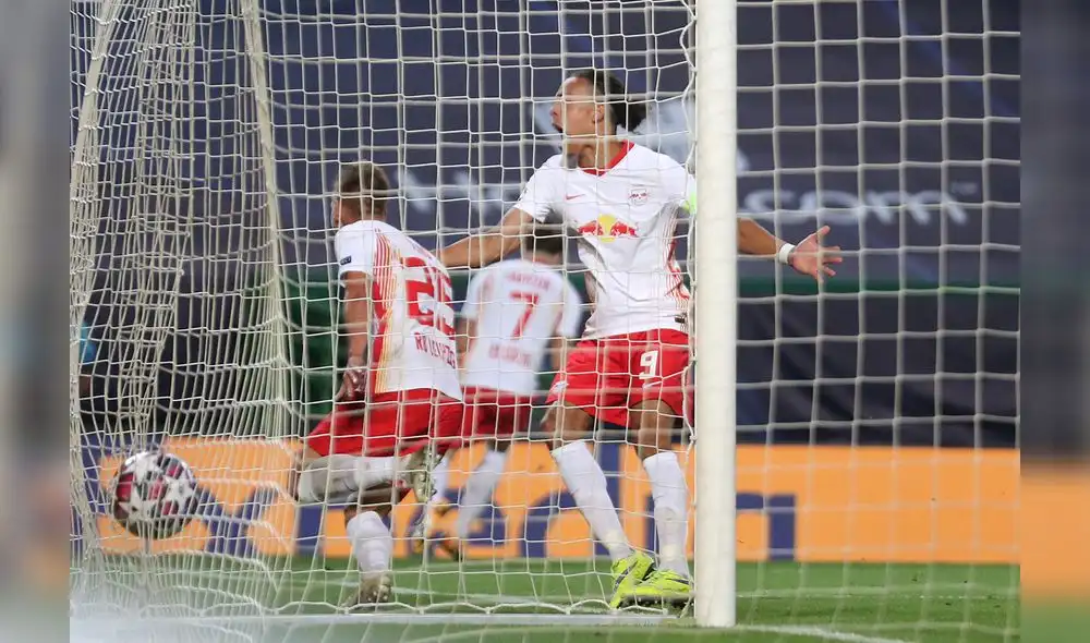 Gol Olmo en el Atlético Madrid vs. Leipzig por la Champions League. Foto: AFP