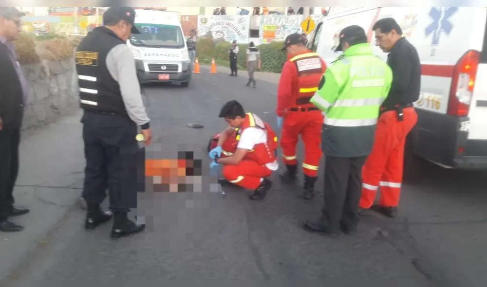 En Arequipa, obrero muere atropellado por camioneta que se dio a la ...