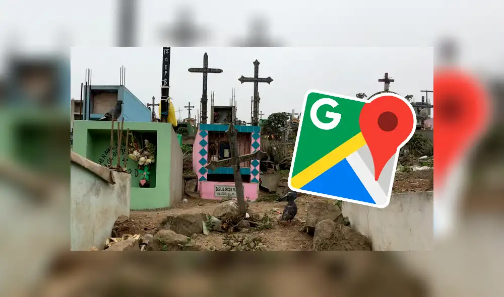 Google Maps: Usuario recorre por un cementerio y descubre insólito detalle en la tumba de su familiar [VIDEO] 