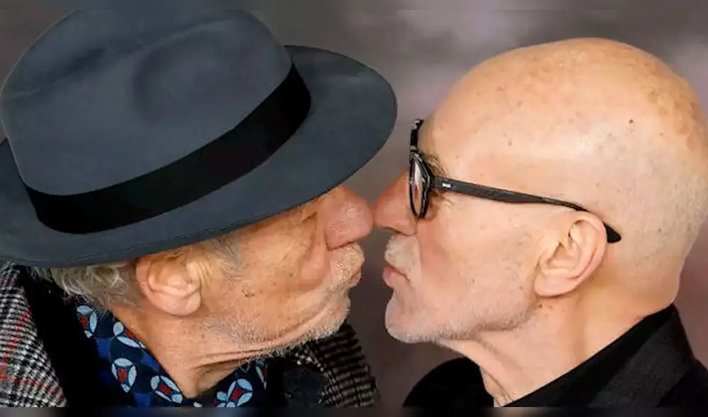 Ian McKellen y Patrick Stewart