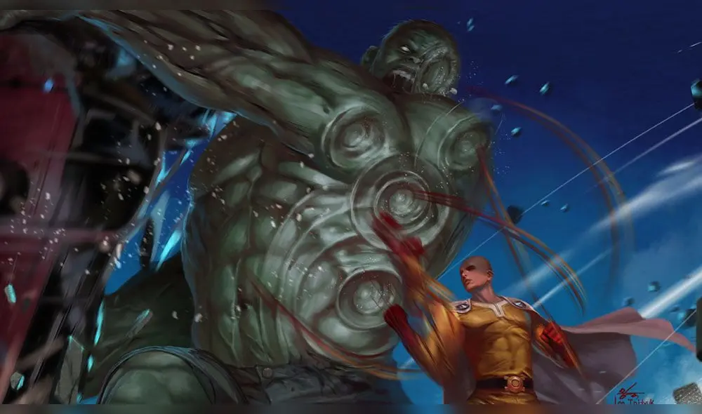 Hulk vs Saitama: épica y sangrienta pelea es revelada [VIDEO]