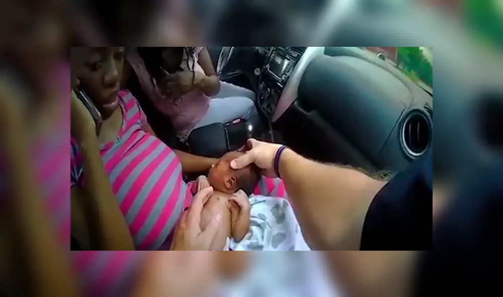 Estados Unidos: policía salva a bebé que dejó de respirar [VIDEO]