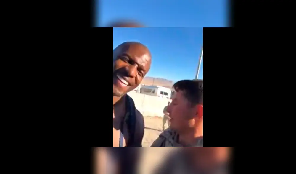 Vía Facebook: Se encontró Terry Crews y revivieron juntos la popular escena de "¿Y dónde están las rubias?" [VIDEO]