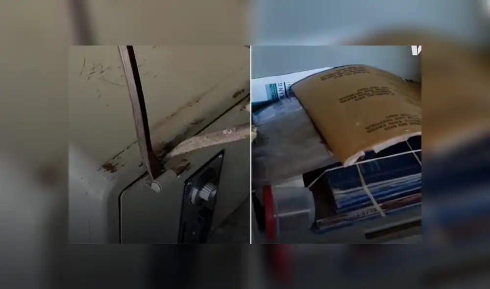 La pareja comenzó a revisar los objetos que habían en la caja fuerte y descubrió cosas de mucho valor. Foto: Facebook La pareja comenzó a revisar los objetos que habían en la caja fuerte y descubrió cosas de mucho valor. Foto: Facebook