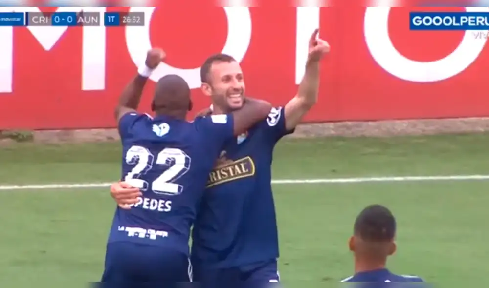 Sporting Cristal vs Alianza Universidad: gol de Horacio Calcaterra en el Torneo Clausura 2019.