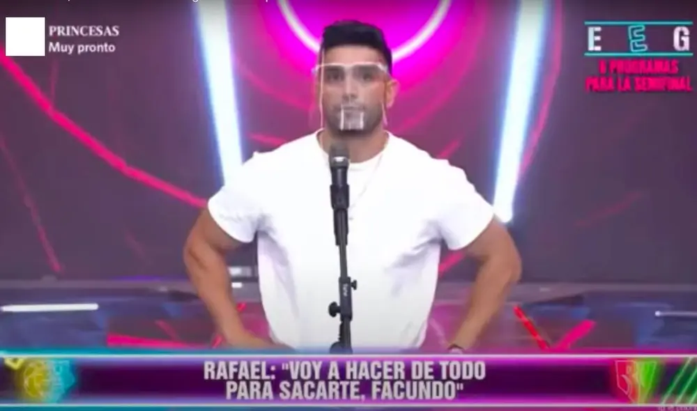 "Sé que merecí la sanción, pero fue la mejor decisión", dijo el chico reality. Foto: Captura América Televisión