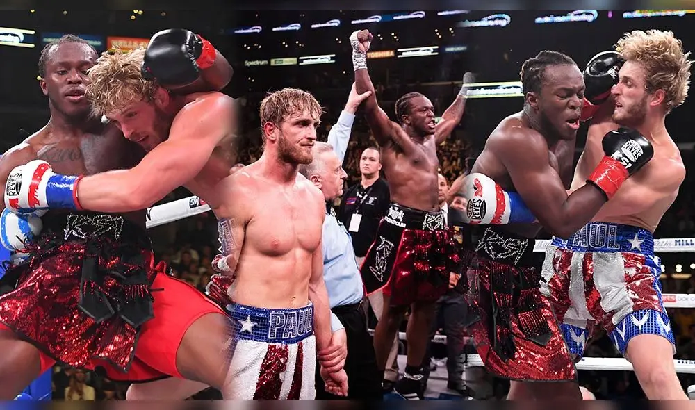 La pelea entre los youtubers Logan Paul vs KSI fue lo más esperado de la noche La pelea entre los youtubers Logan Paul vs KSI fue lo más esperado de la noche