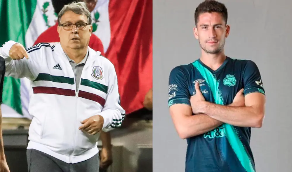 Gerardo Martino llamó a 26 jugadores de la liga mexicana, pero no incluyó a Santiago Ormeño. Composición: EFE/@santorme
