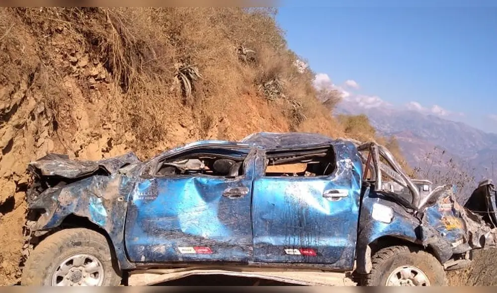 Unidad quedó inservible luego de accidente.