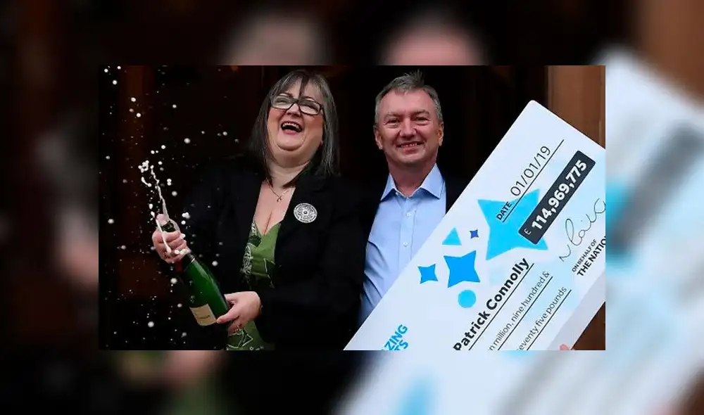 Esposos ganan millonario premio de lotería y lo compartirán con 50 amigos