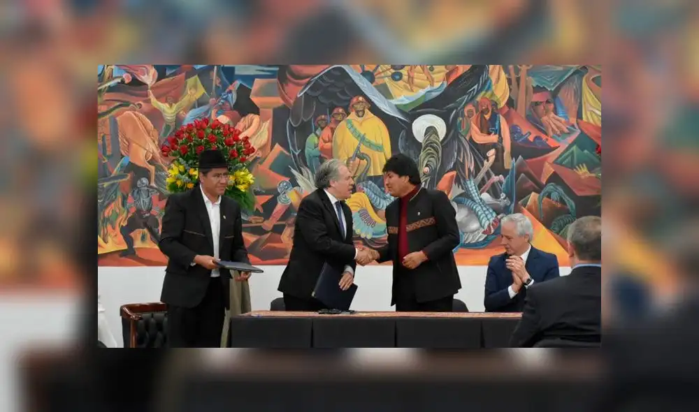 Almagro dice que es "discriminatorio" que Evo Morales no participe en elecciones de Bolivia